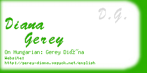 diana gerey business card